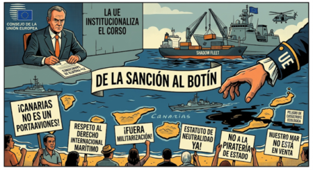 De la sanción al botín: la UE institucionaliza el corso y arrastra a Canarias a su guerra