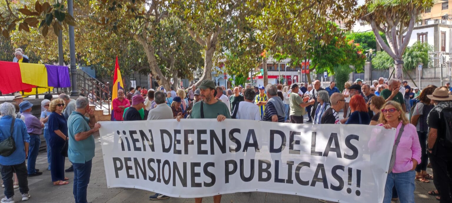 Sobre la concentración de los pensionistas en Las Palmas de Gran Canaria el 24 de octubre