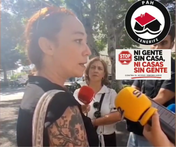 PAH Tenerife y Acción Social Canarias exigen una reunión urgente a Fernando Clavijo ante la «voraz especulación» y el acoso inmobiliario